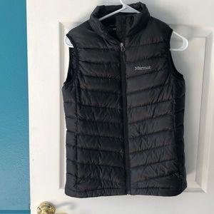 Black Marmot down vest
